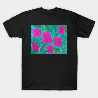 Hawaii Dreams Hibiscus Flowers T-Shirt